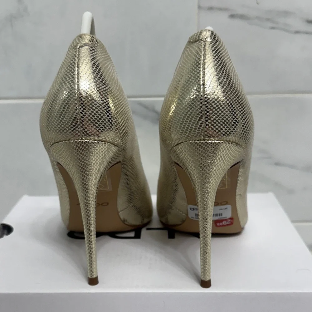 Aldo Stessy 2.0 Gold Heels - Picture 5 of 7